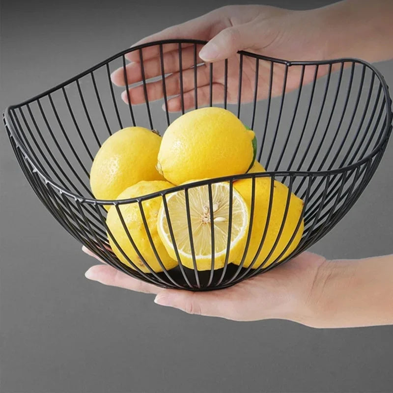 Multi Size Metal Fruit Basket Iron Snack Bread
