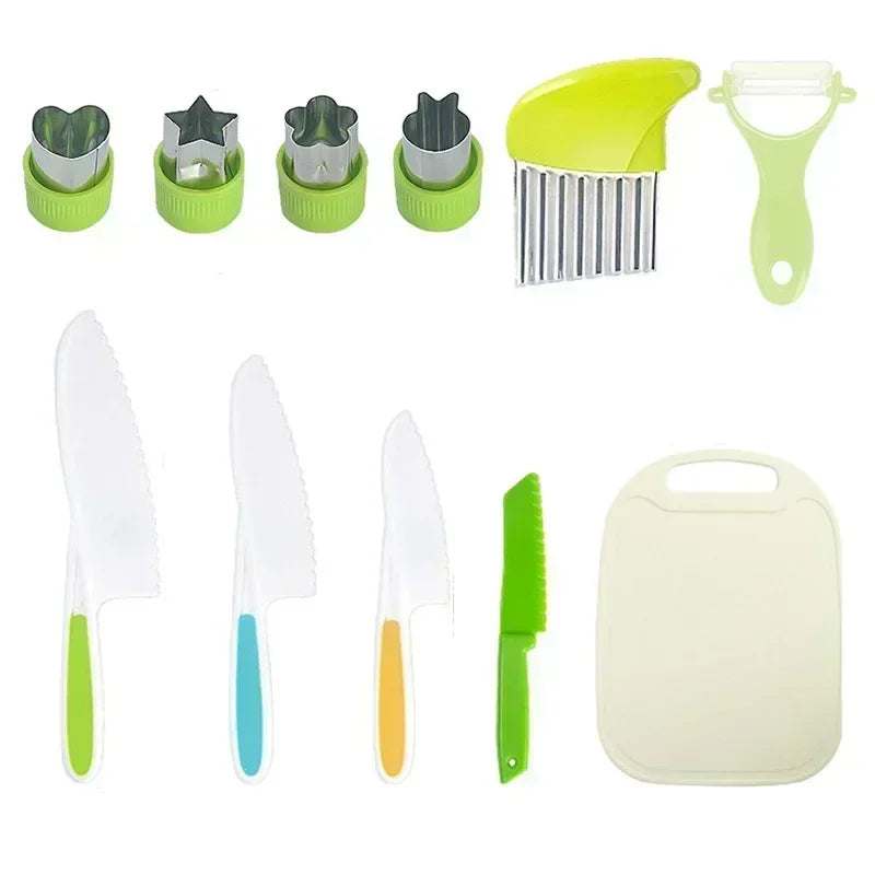 11/13/17pcs Kids Cooking Sets Real Cooking Montessori Toddlers