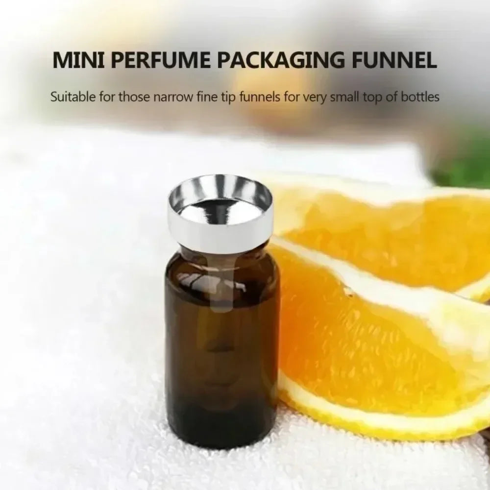 10pcs Metal Mini Funnel Oil Liquid Funnel Detachable