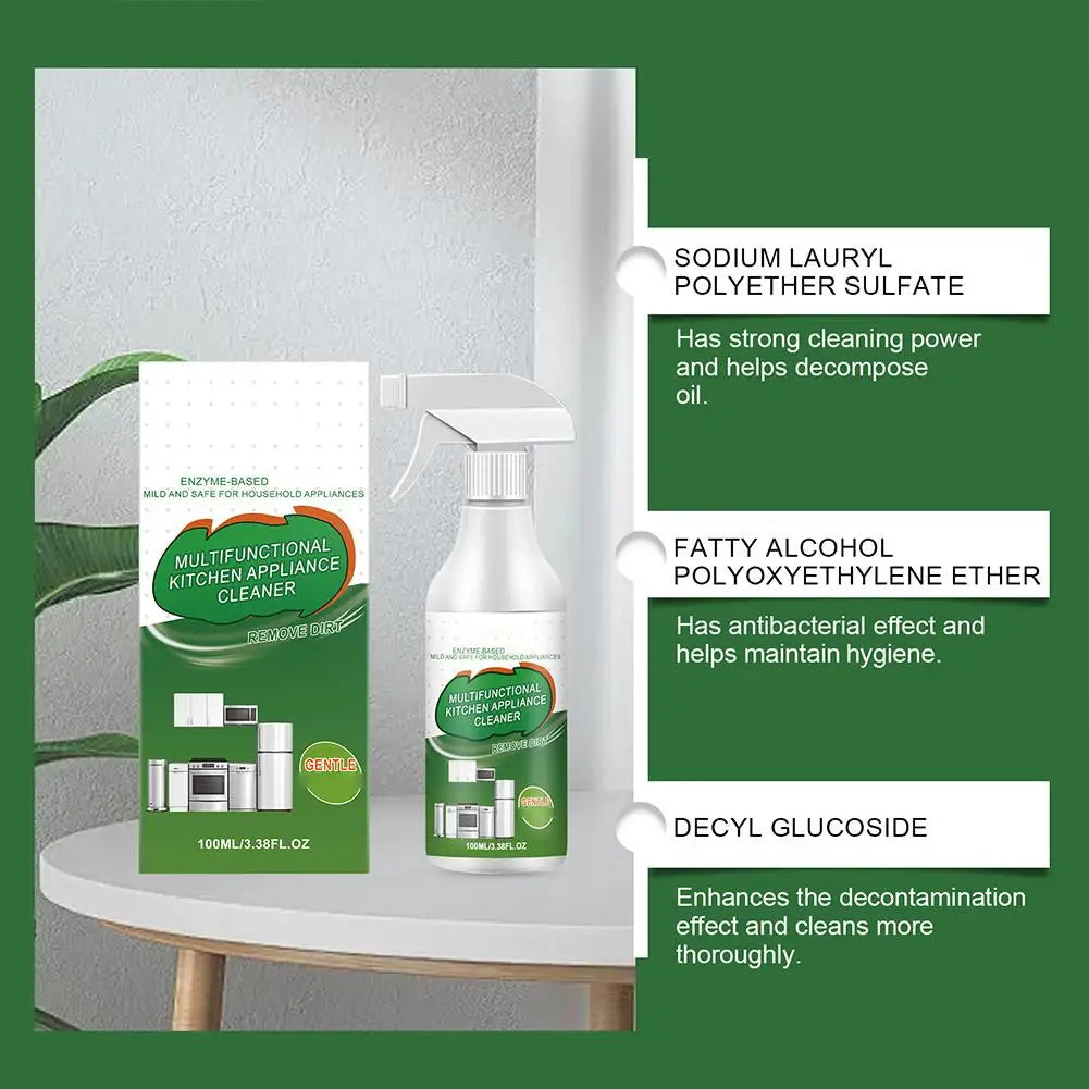 Multi Purpose Appliance Cleaner Quickly Penetrates Dissolves