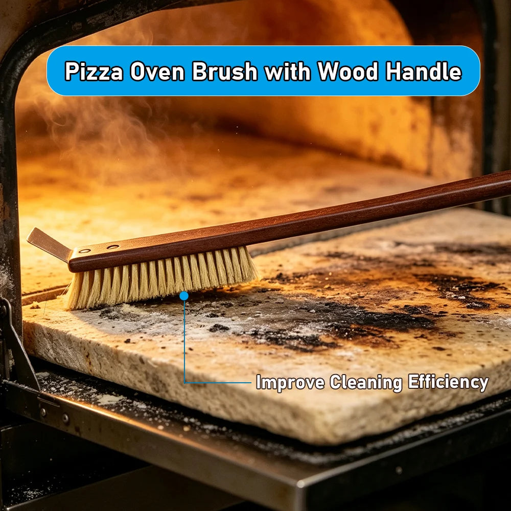 Onilini 20 Inch Pizza Oven Brush Scraper Grill