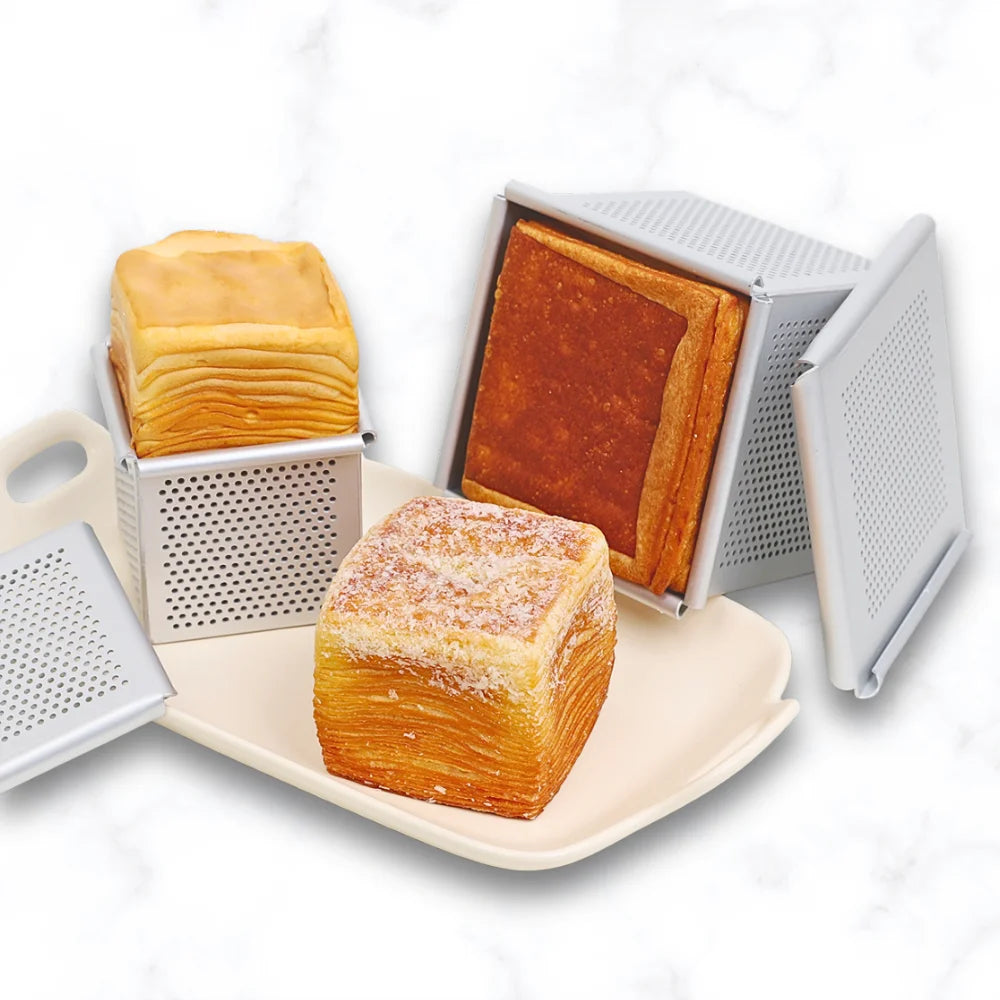 Mini Toast Box Croissant Cube Mold Mini Pullman