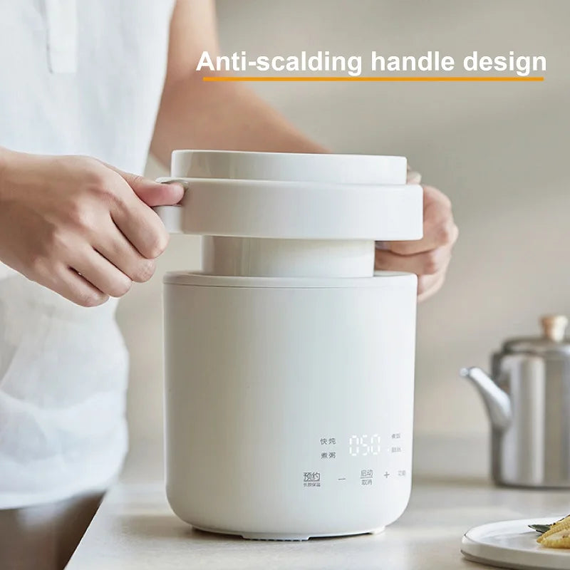 600ml Rice Cooker Multi-Function Ceramic Non-Stick Fast Electric