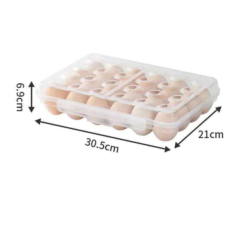Egg Holder Plastic Egg Storage Box Egg Organizer