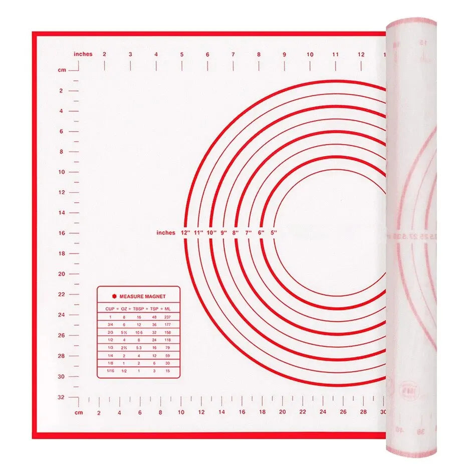 Silicone Baking Mat Non-Slip Pastry Mat Rolling Out