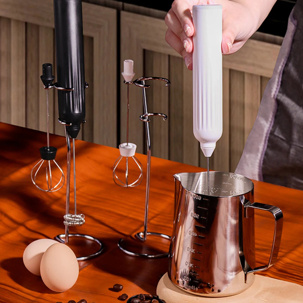 Handheld Electric Milk Frother Egg Mixer Stand Usb