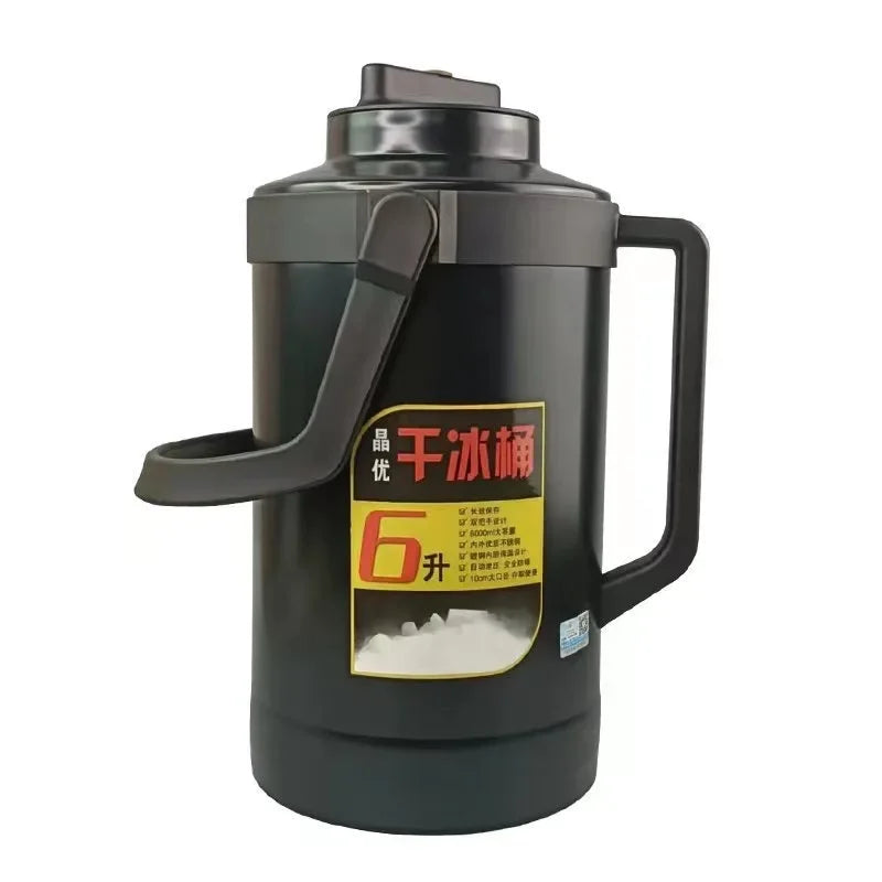 Large Capacity 4l-6l Commercial Dry Ice Bucket Large-Diameter