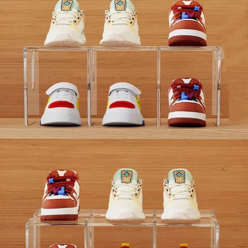 Children Shoe Box Use Shoe Cabinet Storage Space