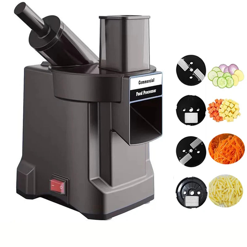 220v Vegetable Chopper Electric Cutting Machine Carrot Potato