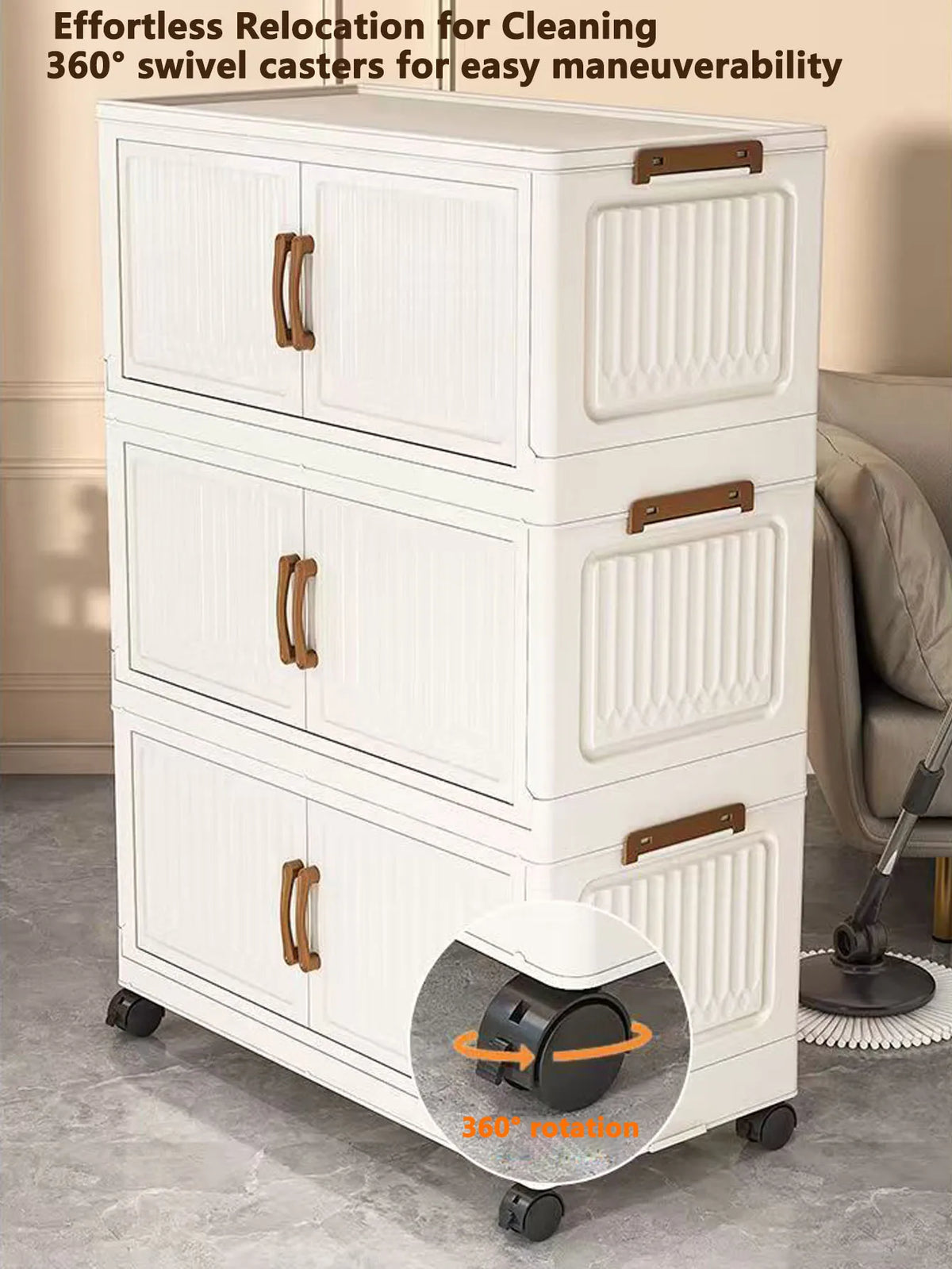 Storage Box Foldableing Cabinet Storage Cabinet Clothes Toys