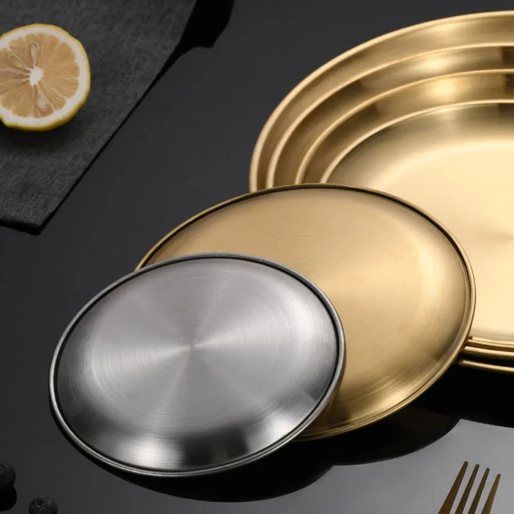 6pcs High Quality Stainless Steel Bone Spitting Dish