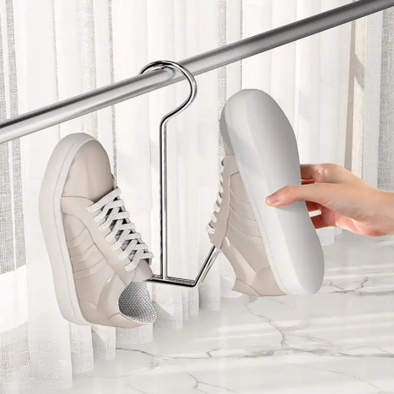 1/4pcs Stainless Steel U-Shaped Shoe Drying Rack Windproof
