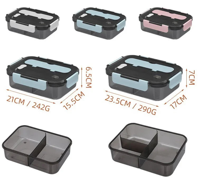 Compartment 1500ml Lunch Box Kids Students Office Bento