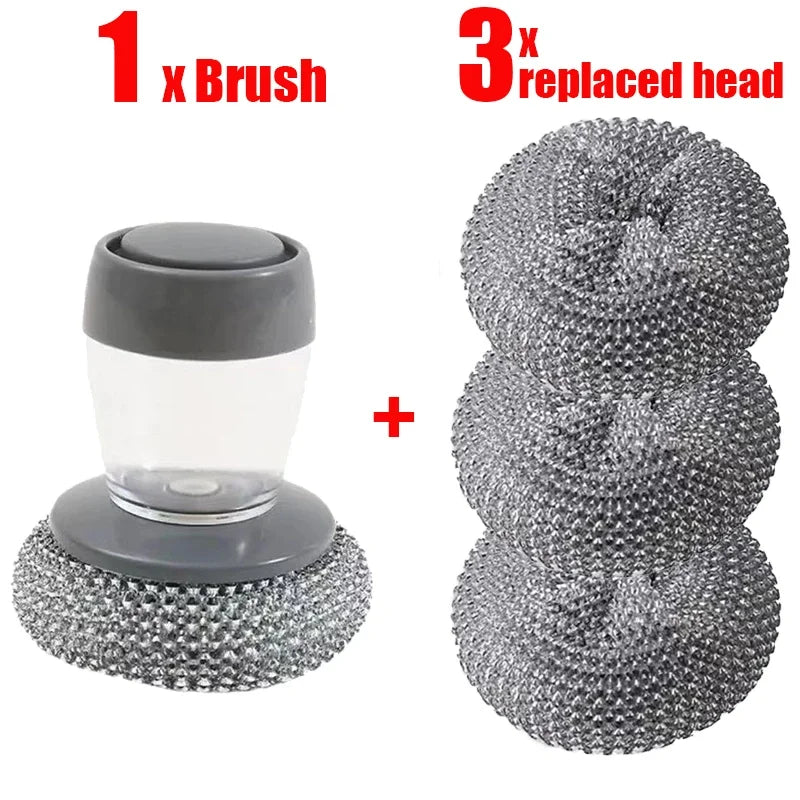 13/5/10 Pack Stainless Steel Scrubber Scrubbing Scouring Pad