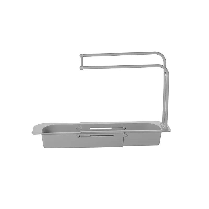 Telescopic Sink Shelf Drainer Rack Soap Sponge Holder