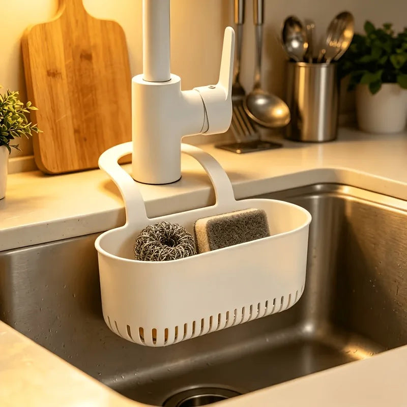 Sink Hanging Storage Basket Drain Sponge Holder Caddy