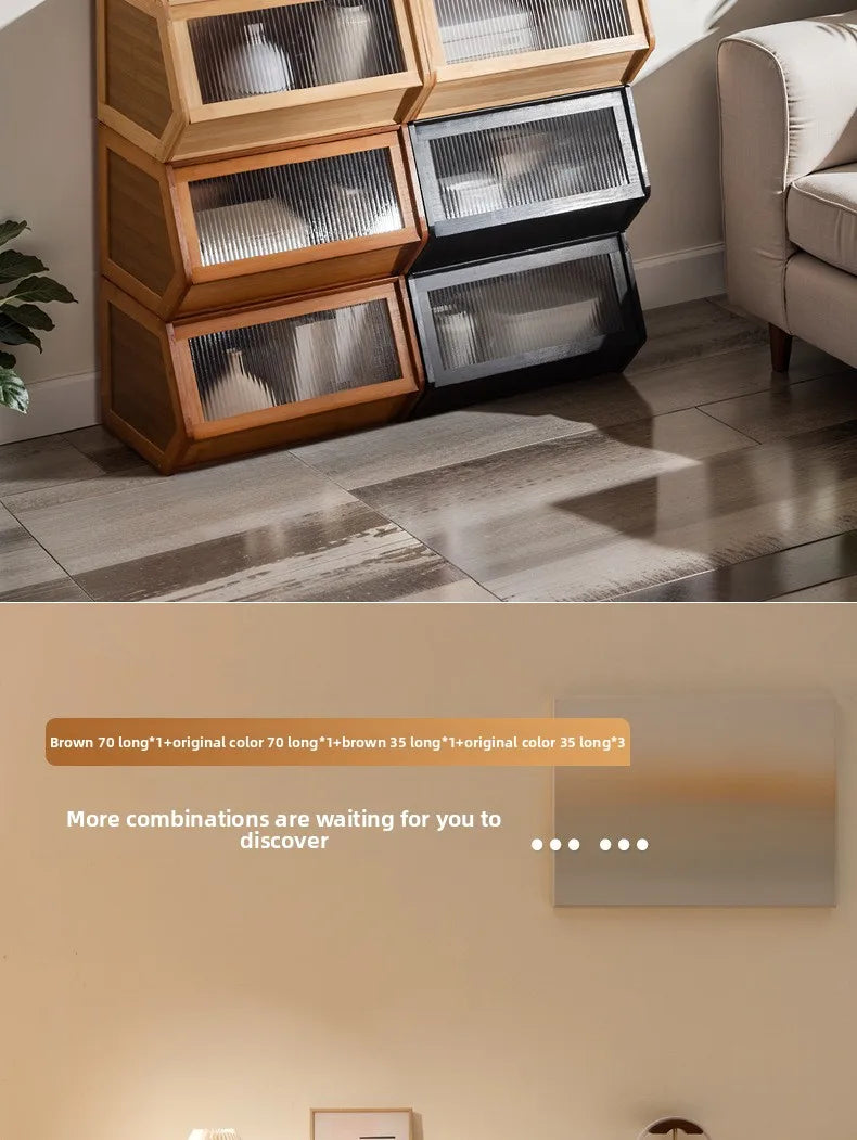 Bucket Cabinet Storage Cabinet Bedroom Living Room Bookshelf