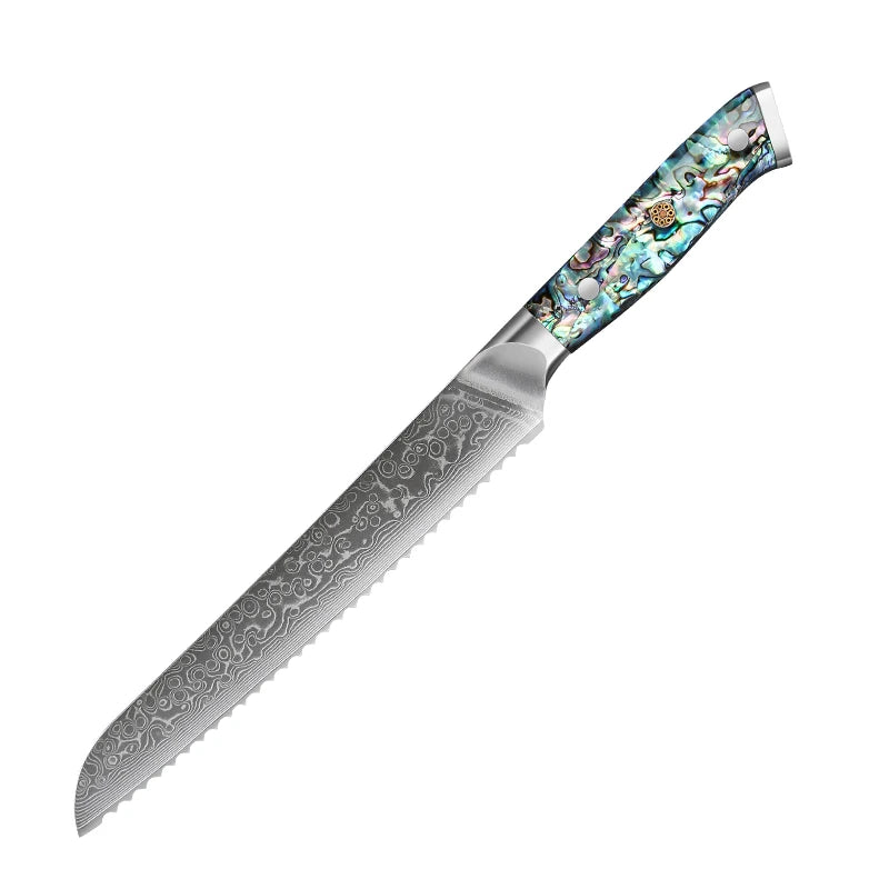 1-7 Chef Knife Super Sharp Japanese Damascus Steel