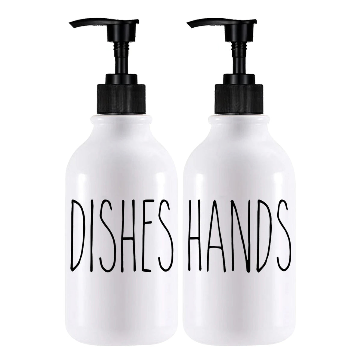 Dish Hand Soap Dispenser Bamboo Pump Liquid Hand