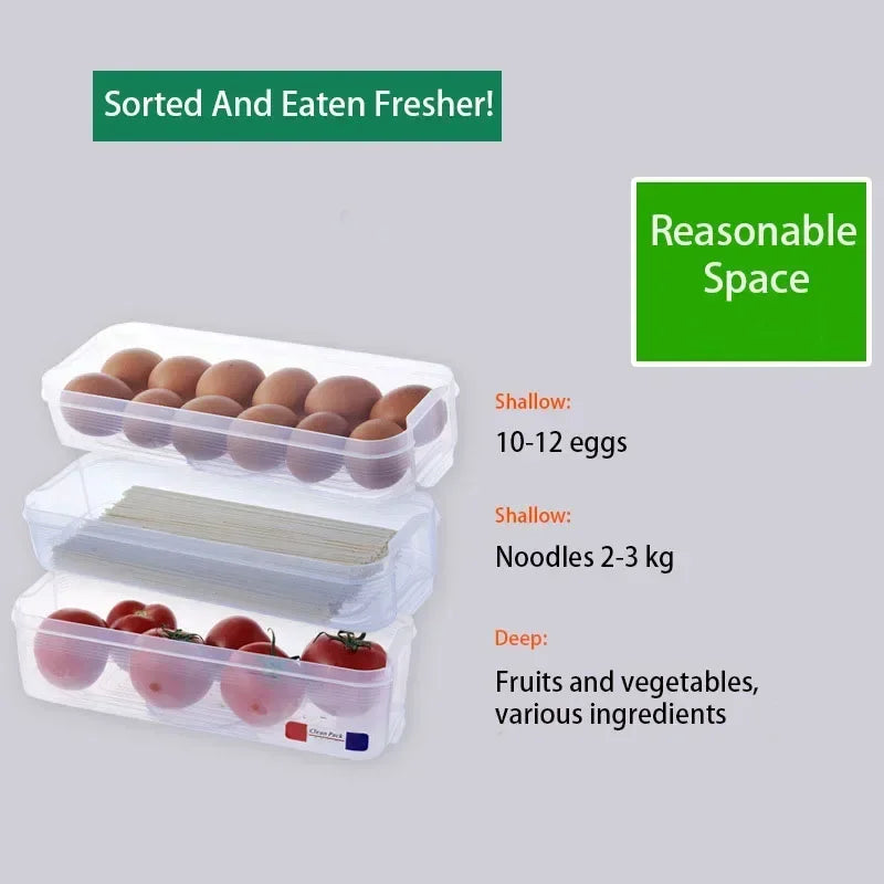 Fridge Freezer Space Organizer Refrigerator Storage Rack Shelf