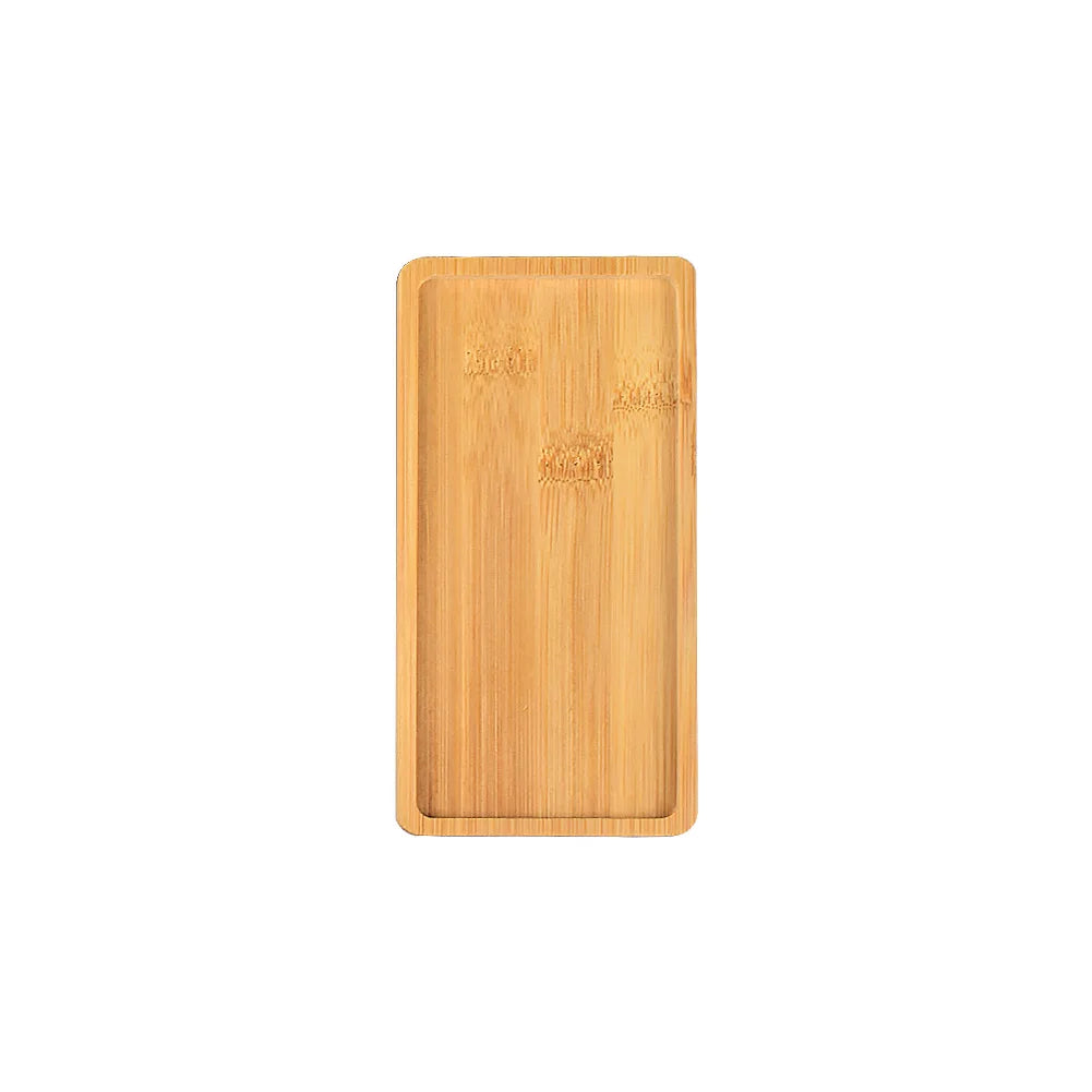 Rectangle Natural Bamboo Tray Plant Succulent Pot Saucer