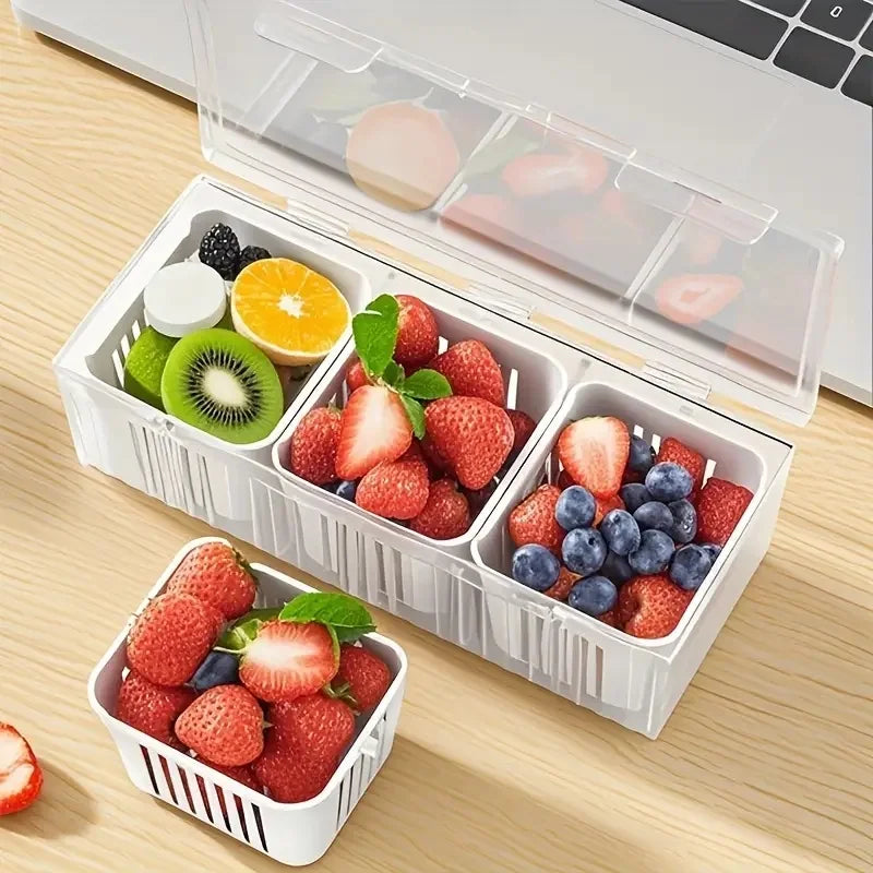 Of Food Storage Containers Square Transparent Compartments