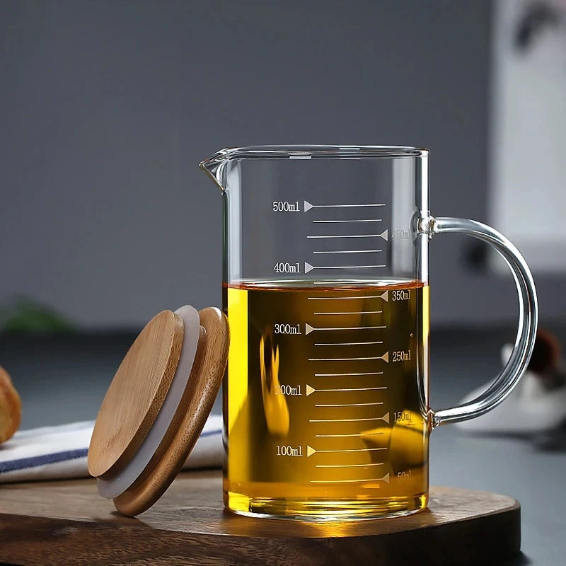 Ywdl 250-1000ml Food Grade Glass Measuring Cups Kettle