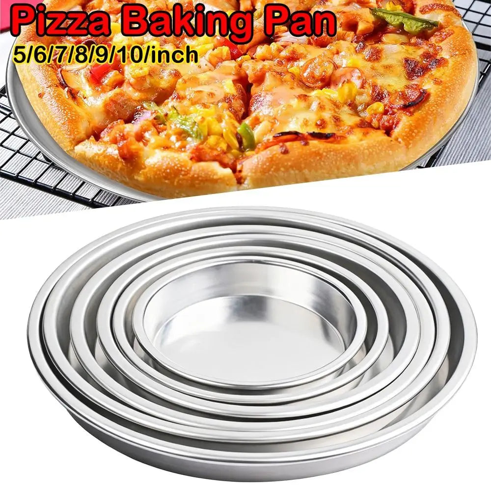 Round Baking Tray Non-Stick Even Heating Pizza Baking