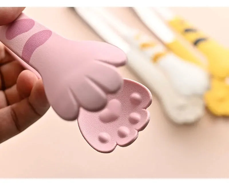 Cat Paw Shape Food Tongs Cute Cartoon Meal