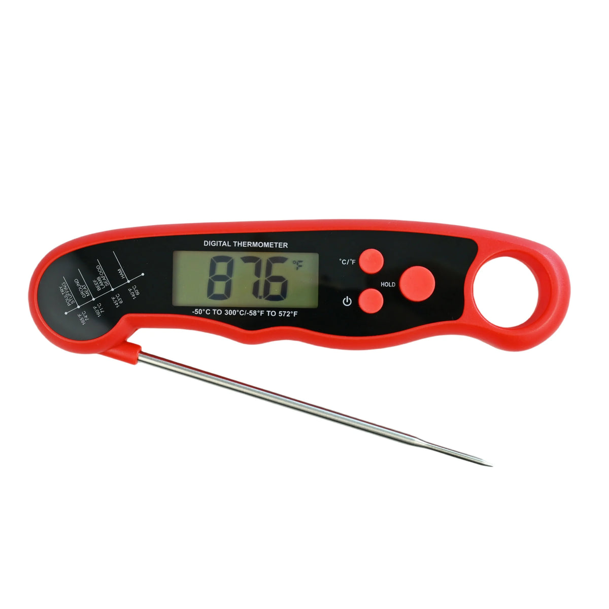 Instant Read Digital Food Thermometer Backlight Hold Function