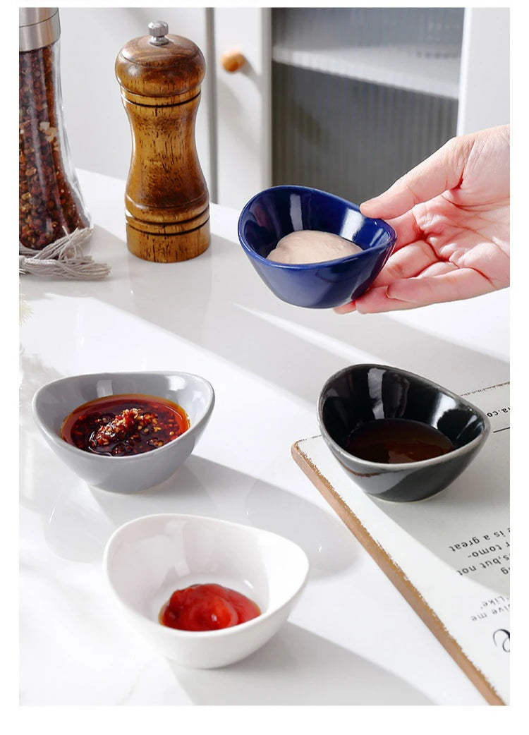Ceramic Dipping Bowls Soy Sauce Dish Dip Bowls