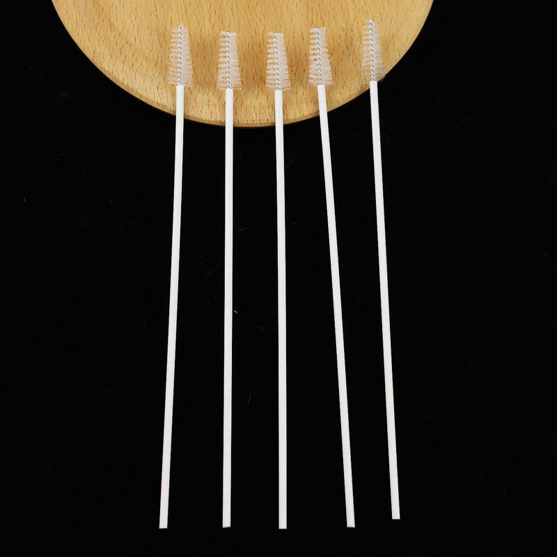 10pcs 4mm Dia Bottle Straw Cleaning Brush Reusable