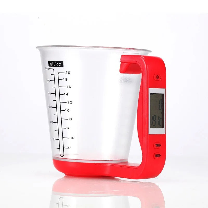 Scales Lcd Display 1000g/1g Measuring Cup Mixing Bowl