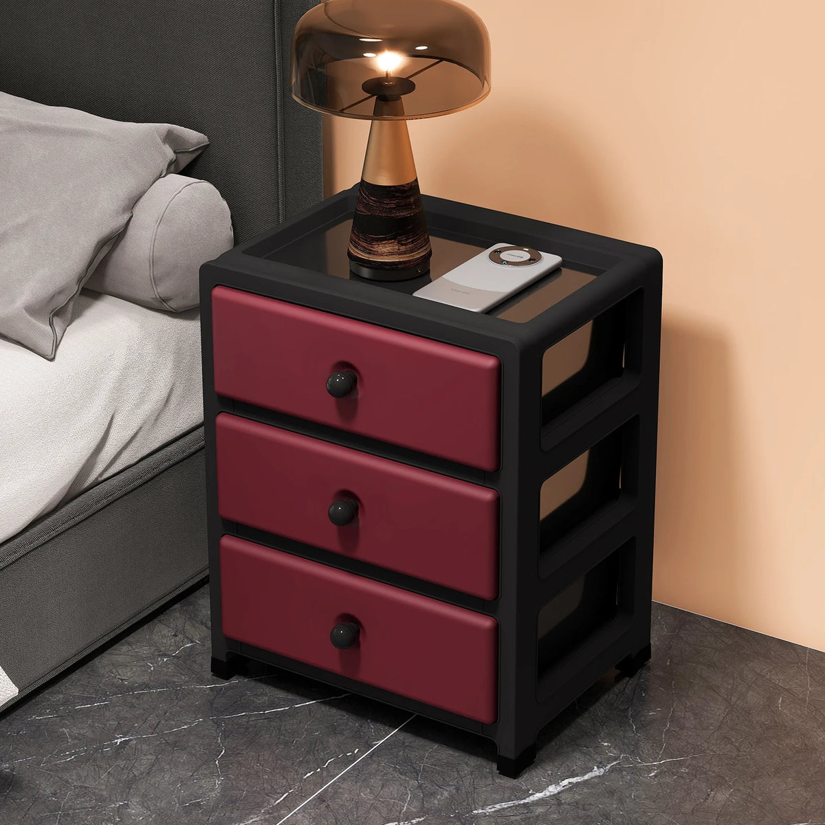 Drawer-Style Storage Cabinet - Living Room Storage Cabinet
