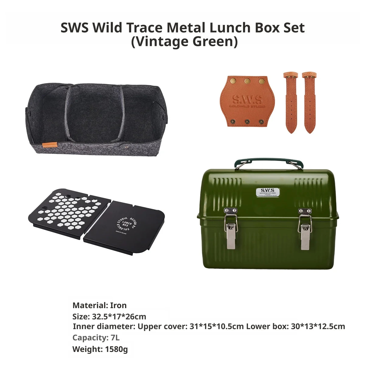 Wellhike- Outdoor Sws Wild Trace Metal Lunch Box
