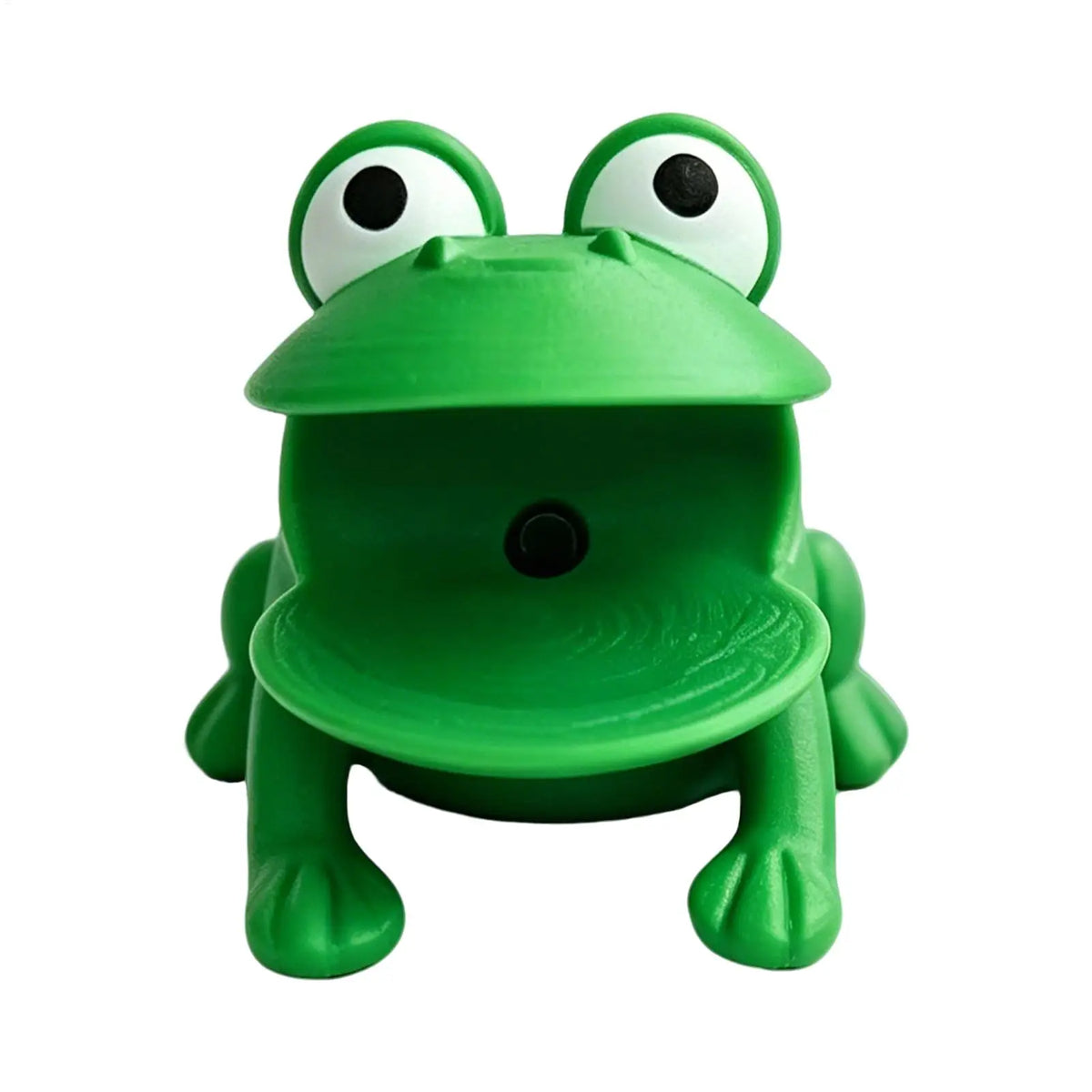 Frog-Shaped Sponge Dishwashing Brush Holder Drainage Holes