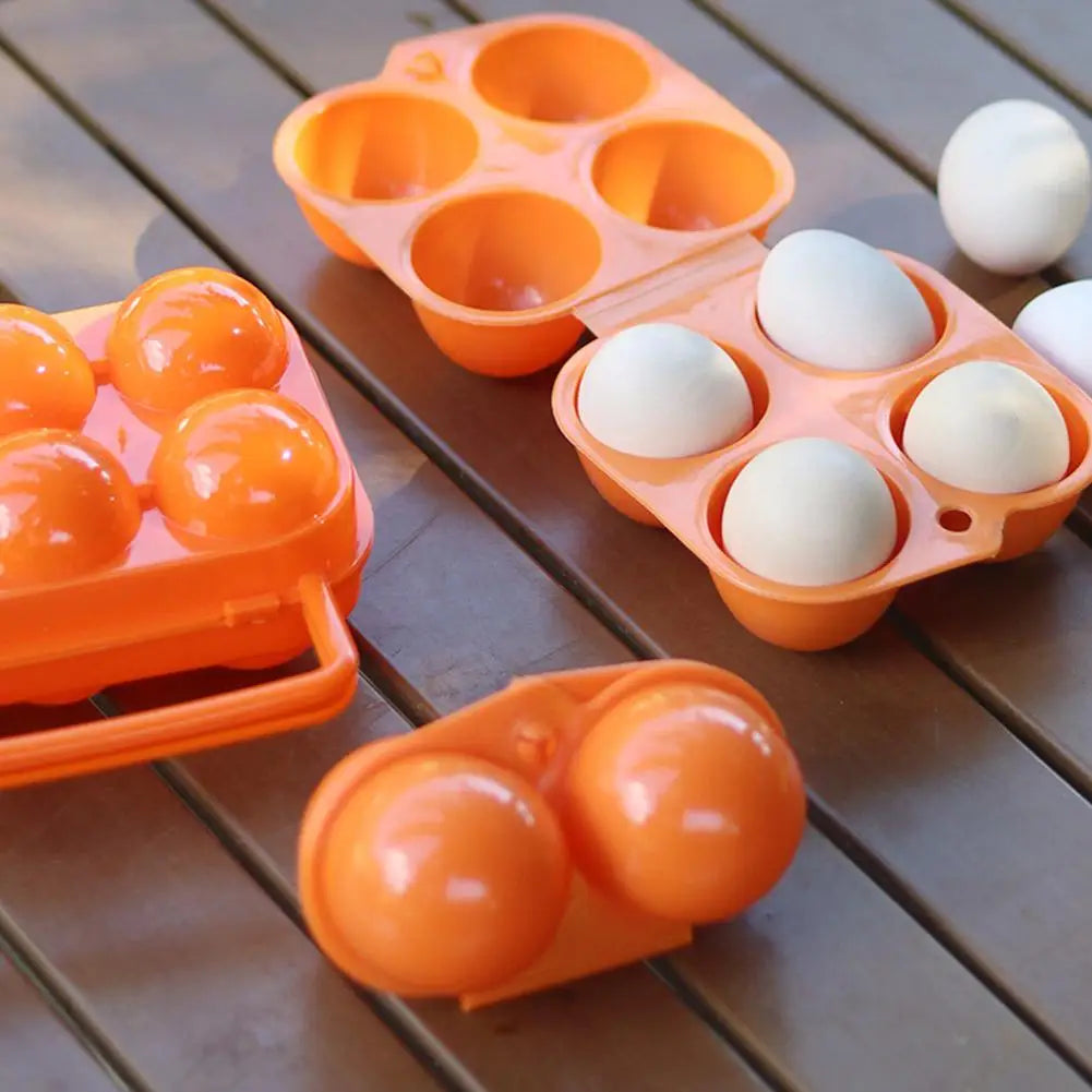 2/4/6 Grids Egg Storage Box Egg Holder Container