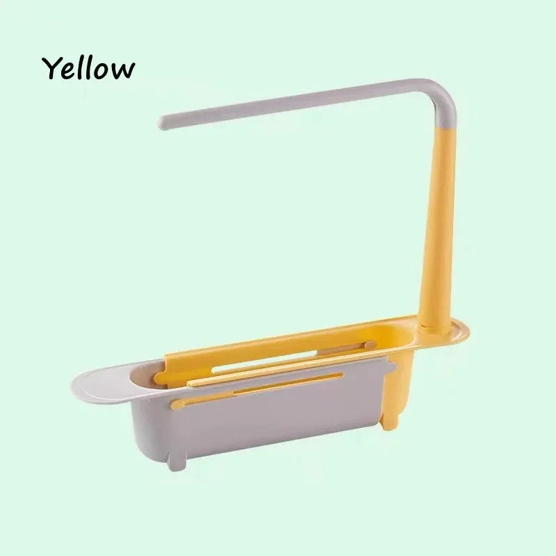 Sink Drain Rack Telescopic Sink Shelf Sinks Organizer