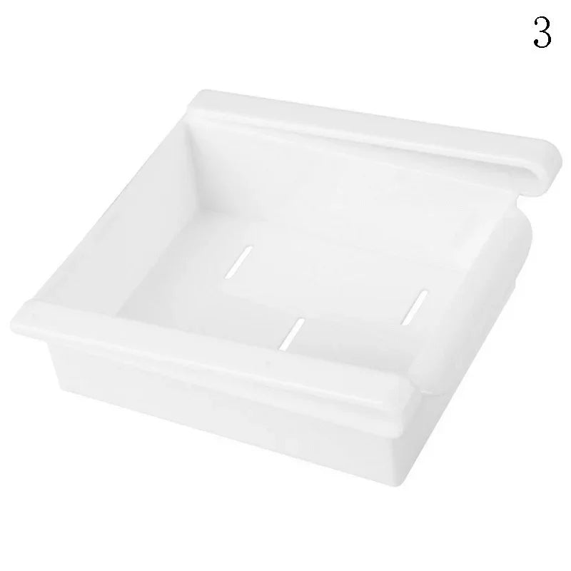Slide Fridge Freezer Space Saver Organizer Storage Rack