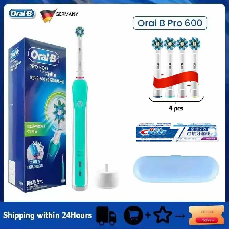 Oral Sonic Electric Toothbrush Pro4000 Rpo600 D12 Vitality