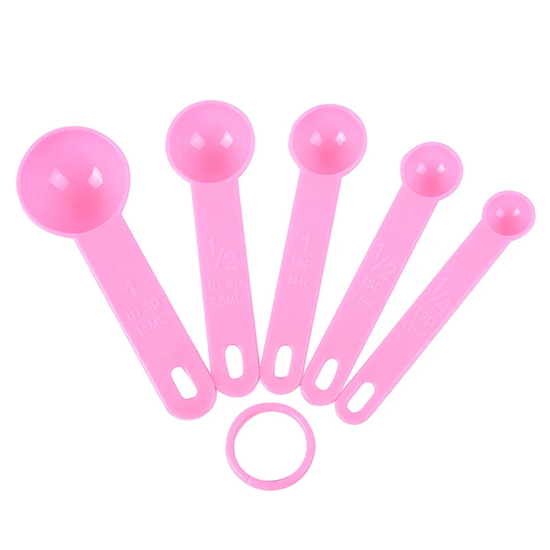 5pcs/Set Measuring Spoons Ladle Baking Cooking Coffee