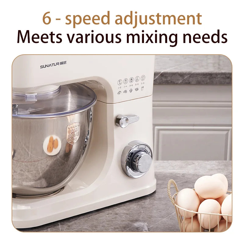Sunatur 8l Stand Mixer 2000w Stainless Steel Bowl