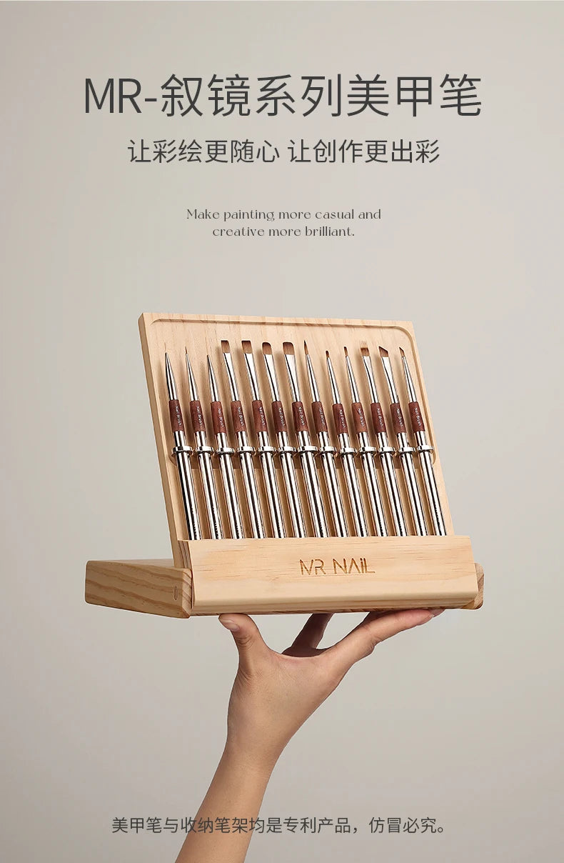 Mr Nail Professional Nail Art Brush Large Square