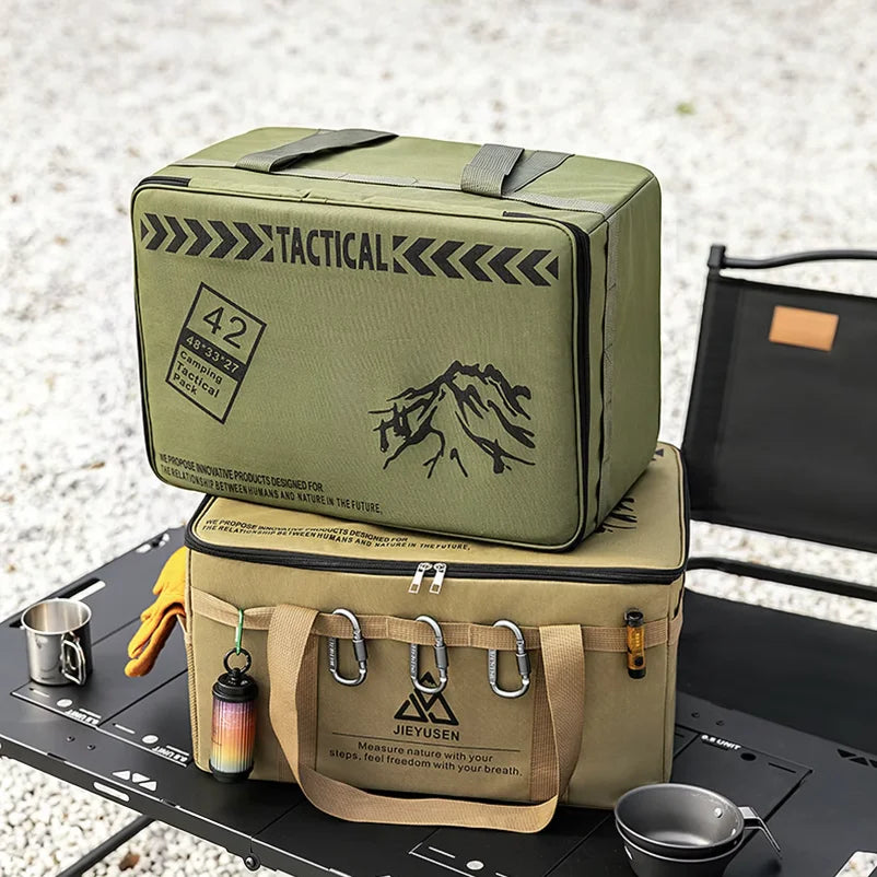 30/42l Camping Organizer Waterproof Oxford Cloth Picnic Bag