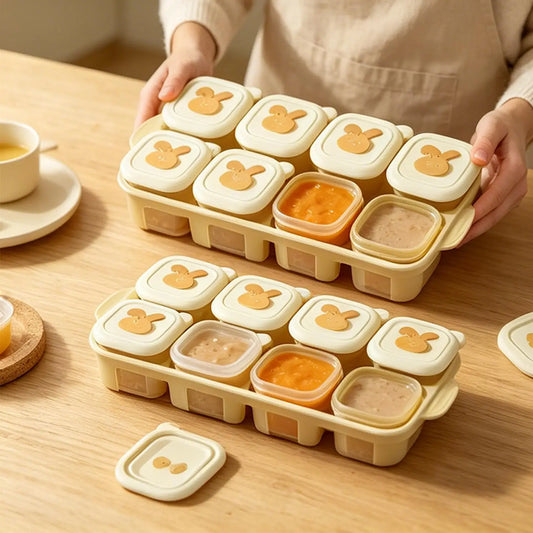 Baby Food Storage Containers Freezer Trays Food Storage