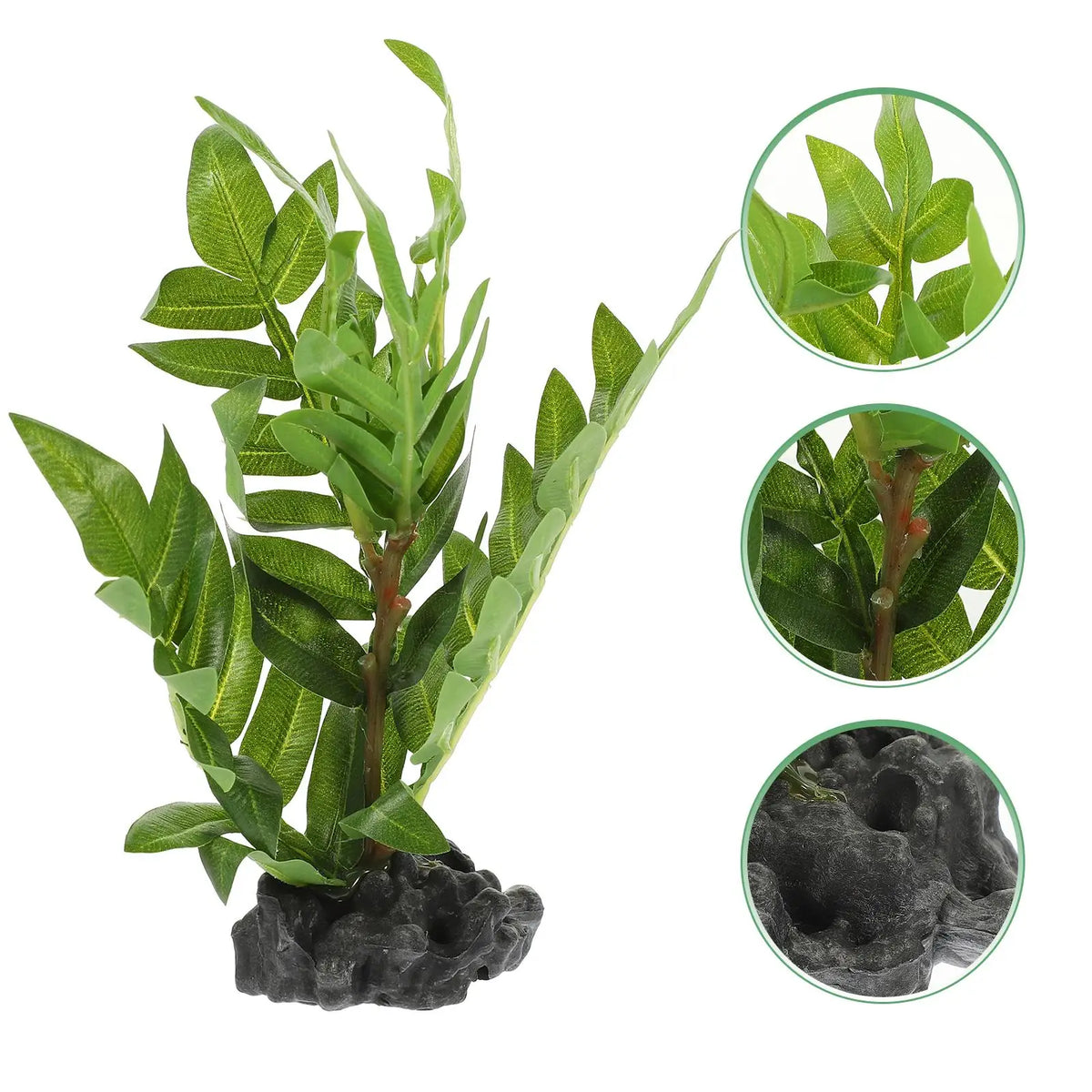 Artificial Reptile Plants Plastic Resin Plants Amphibians Lizard