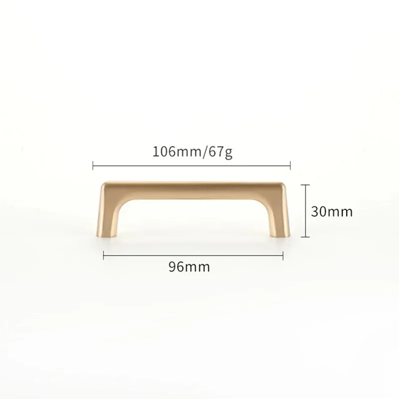 Silver Cabinet Storage Handles 96-320mm Dressers Cupboard Closet