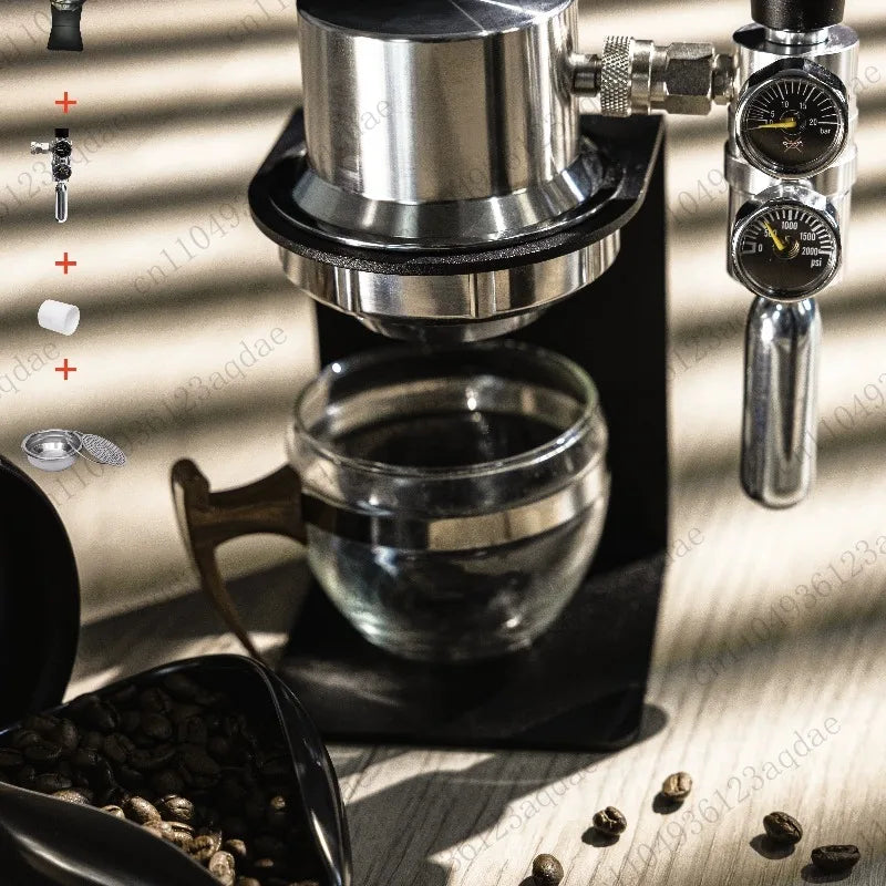 Coffee Maker Pneumatic Espresso Machine Bar Pressure Extraction