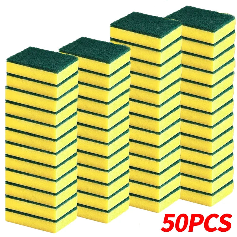 Double Sided Magic Sponge Motorcycles Pots Kitchens -