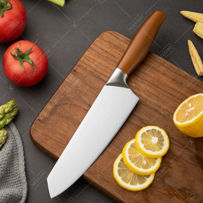 Professional Japanese Knives Santoku Knife Stainless Steel Fish